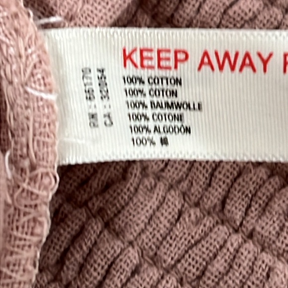 FREE PEOPLE SIZE M HAPPY WITH YOU SMOCKED TIERED MINI DRESS IN MAUVE PINK - Picture 8 of 10